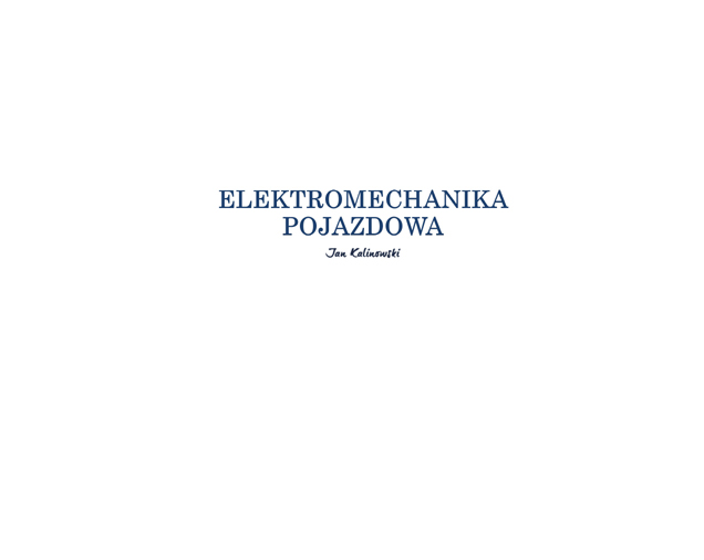 Elektromechanika Pojazdowa Jan Kalinowski