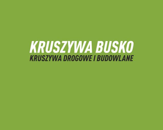 Kruszywa Busko