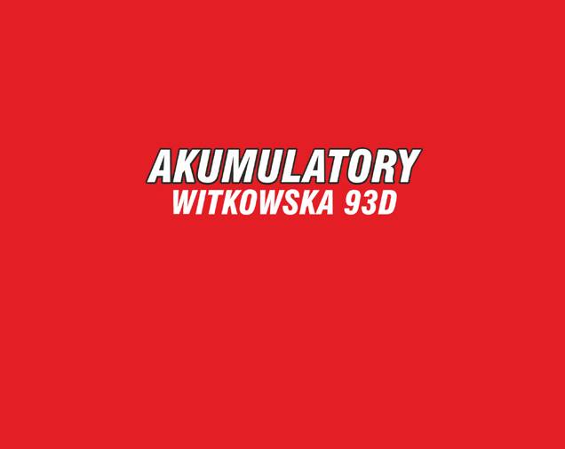 Akumulatory Witkowska 93D