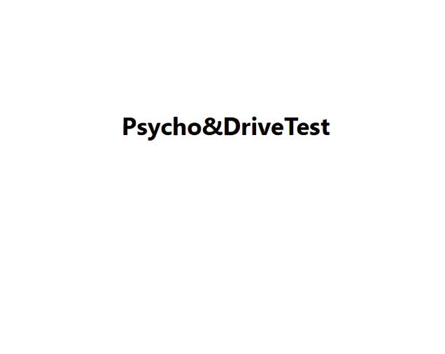 Psycho&Drive Test Pracownia Psychotechniczna