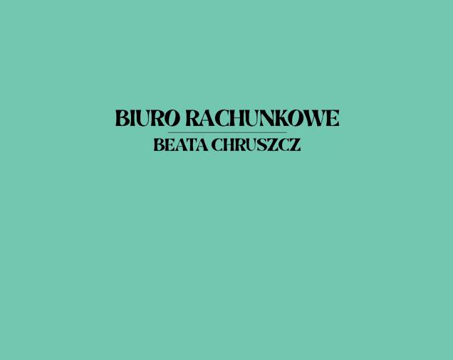 BIURO RACHUNKOWE Beata Chruszcz