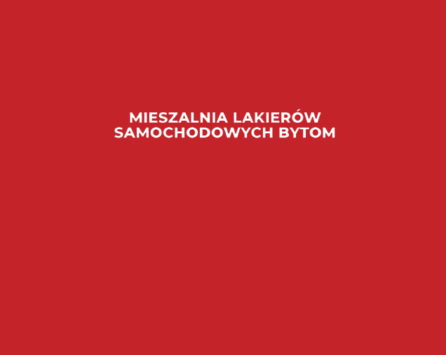 Mieszalnia Lakierów Samochodowych Bytom