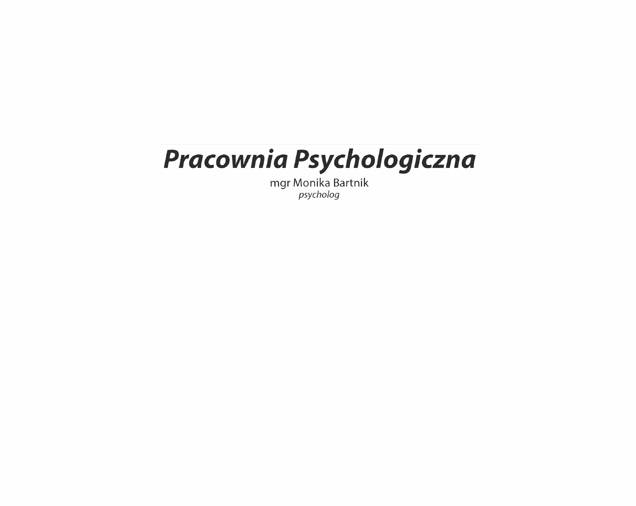 Pracownia Psychologiczna Monika Bartnik