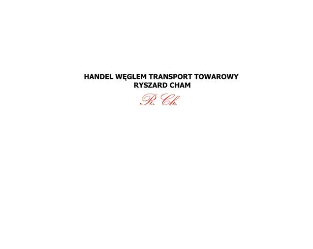 Handel Węglem Transport Towarowy Ryszard Cham