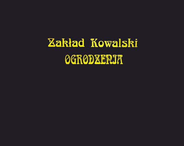 Zakład Kowalski Piotr Lemański