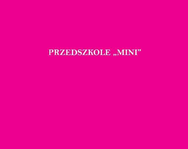 Przedszkole „MINI”
